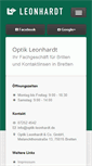 Mobile Screenshot of optik-leonhardt.de